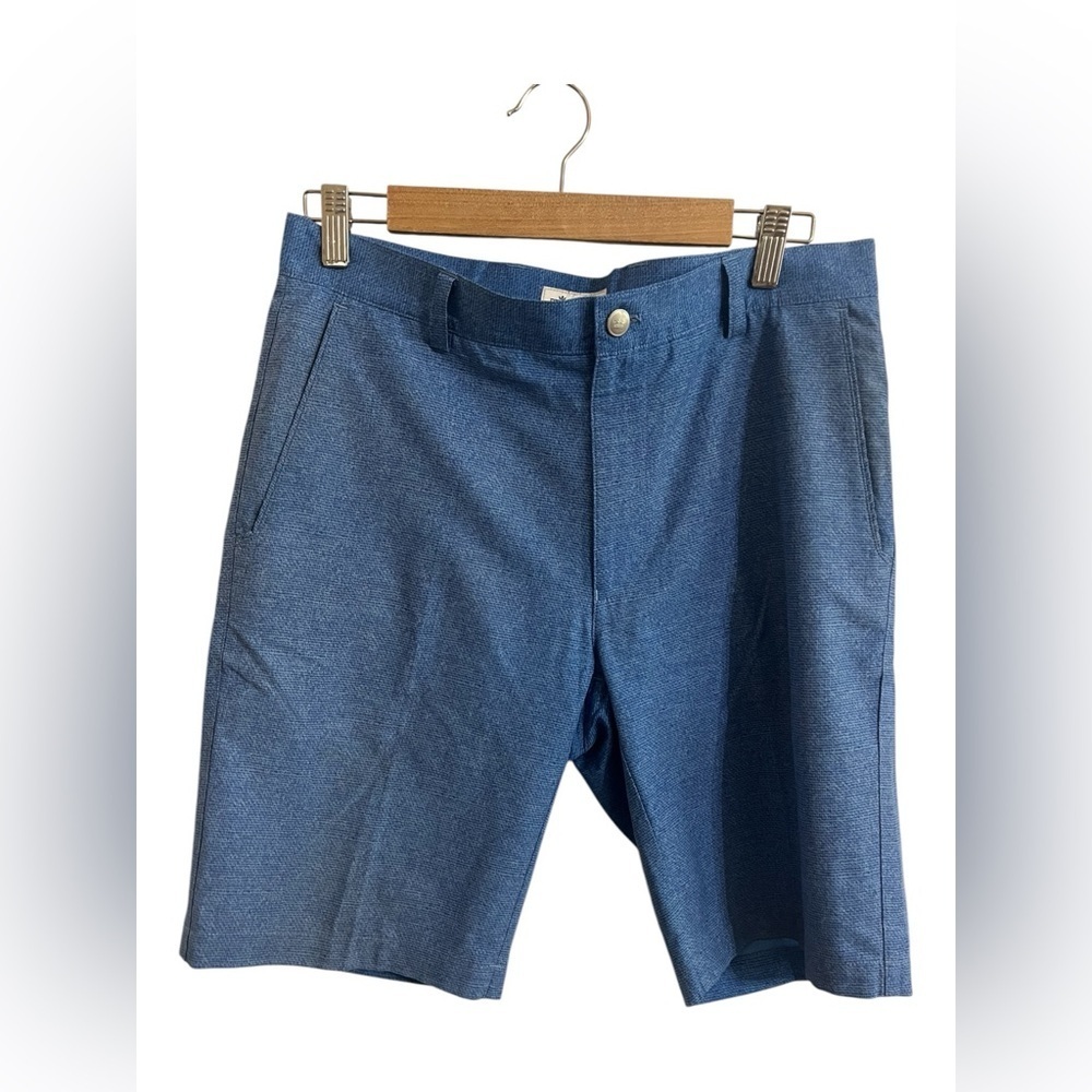 Peter Millar Gingham Performance Hybrid Short Siz… - image 3